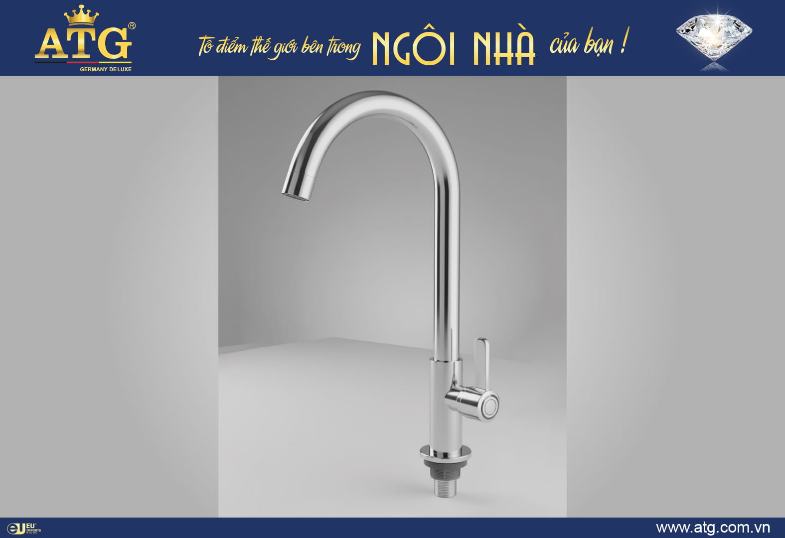 Vòi Rửa Bát Lạnh ATG - SFV 302